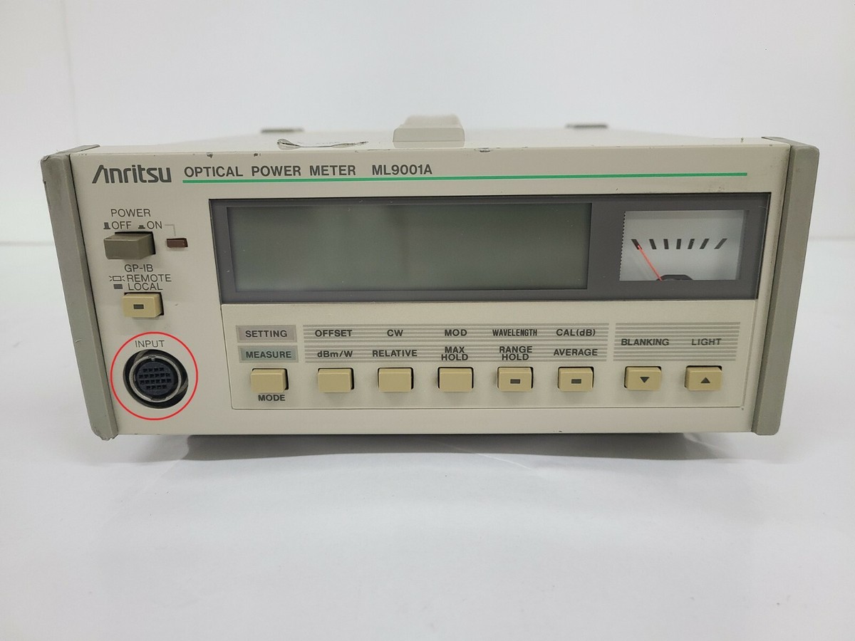 Anritsu　光パワーメータ　ML910B ANRITSU ML910B Anritsu光パワーメータML910B ANRITSU ML910B