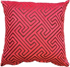 Set of 2, Reversible Velvet Throw Pillow Cushion Cover Size: 18" x 18" / 45 x 45