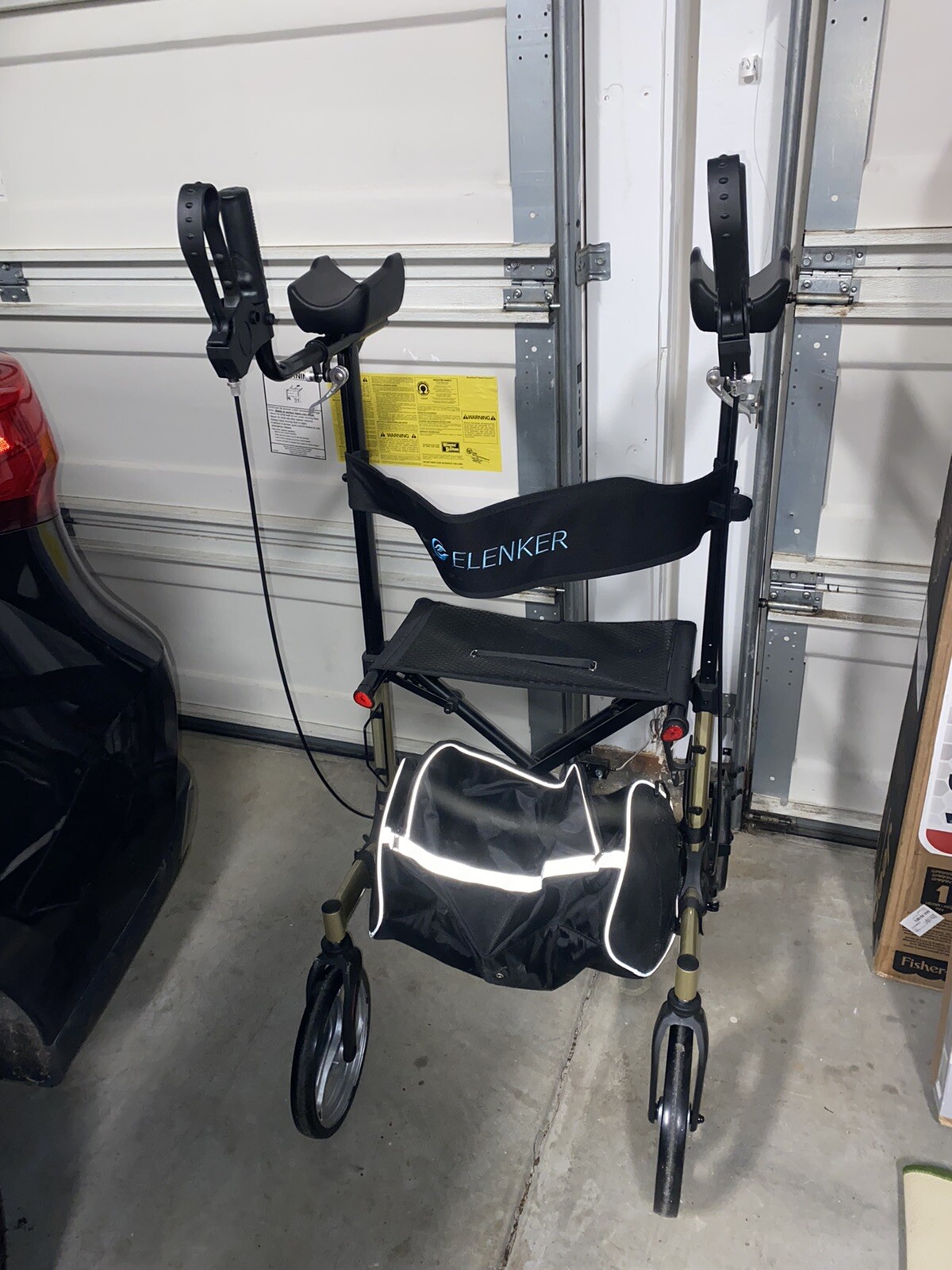ELENKER UPRIGHT Stand Up Rollator WALKER Grelly USA