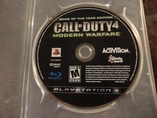 Call of Duty 4 Modern Warfare {Game of the Year} (PlayStation 3, 2007) DISC ONLY