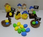 Brand New handmade Pirate Theme easter bonnet Decorations 