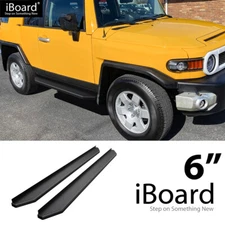 APS Running Board Black 6" Fit Toyota FJ Cruiser 07-14