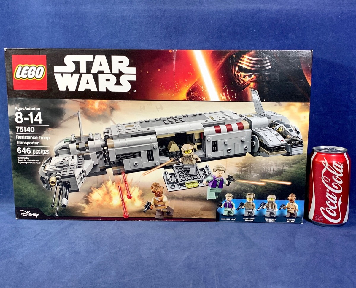 RESISTANCE TROOP TRANSPORTER Star Wars Lego 75140 Admiral Ackbar