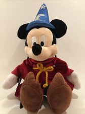 Mickey Mouse Walt Disney Fantasia Sorcerer Plush 13  
