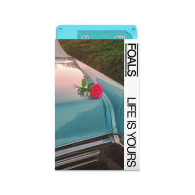 Foals: Life Is Yours Cassette - Türkises Kassettenalbum mit alternativem Artwork