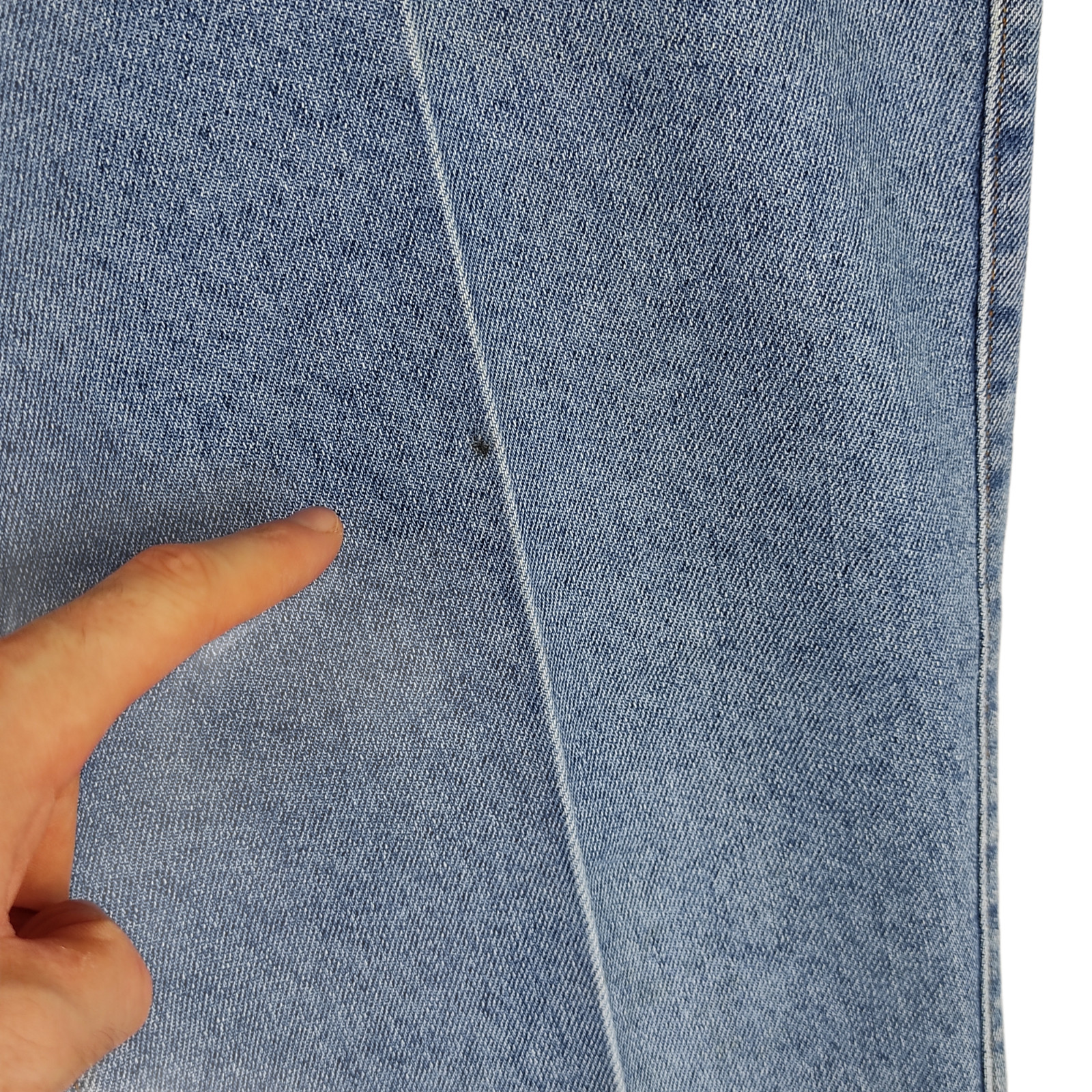 Vintage Late 80s Levis Mens 530 42x30 Relaxed Fit Jeans Silver Tab Blank R USA