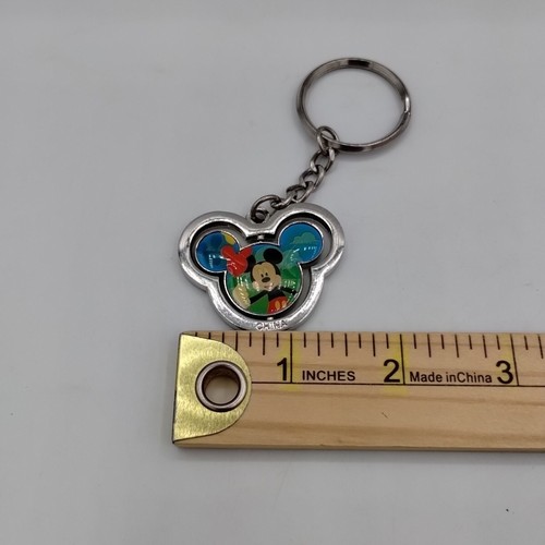 Disney Mickey Mouse Walt Disney World Castle Spinner Metal Keychain - Picture 11 of 11
