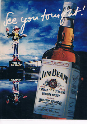 Jim Beam Werbeanzeige Werbung Jim Beam #6 NG 