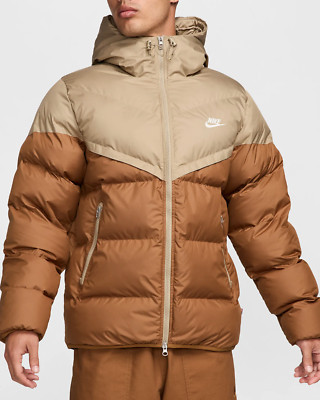 Nike Windrunner PrimaLoft FB8185 248 Men s Size Brown Jacket Coat