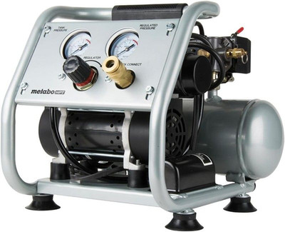 Metabo HPT Quiet Air Compressor, Portable 1 Gallon Oil-Free Compressor,...