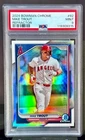 2024 Bowman Chrome Mike Trout 498/499 Refractor #82 Angels PSA 9