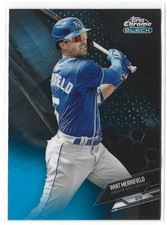 Whit Merrifield 2021 Topps Chrome Black Blue #/75