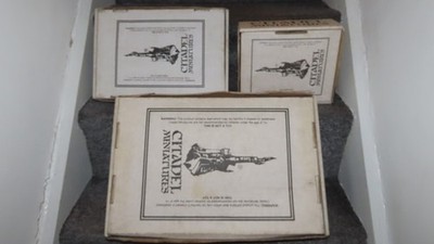 Games Workshop Citadel Mail Order Box Lot gebraucht Aufbewahrung Warhammer 1990er leer