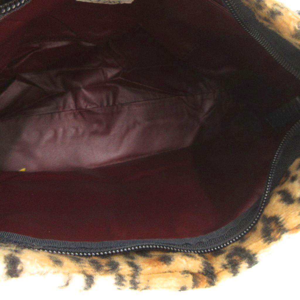 OSAM Handbag Shoulder Leopard Pattern Brushed Bei… - image 4