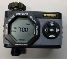 MELNOR Hydrologic Four 4-zone Digital Water Timer Controller Head Unit Control
