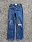 Abercrombie & Fitch The Ankle Straight Ultra High Rise Women’s 26/2R Jeans EUC — photo 1