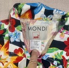 Vtg. 80s 90s MONDI Vest Mini Skirt Set BOLD GRAPHICS Stripes Flowers Euro 36 38 — photo 4