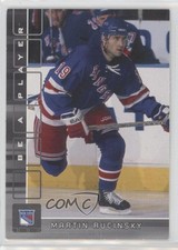 2001-02 ITG Be A Player Memorabilia Martin Rucinsky #474 1e8j