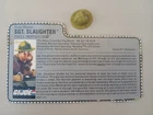 Vintage GI Joe 1988 Sgt. Slaughter Warthog Driver File Card w/ Hat Accessory