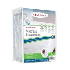 Guardmax Jersey Knitted Queen Zippered Mattress Encasement - Waterproof Bed...