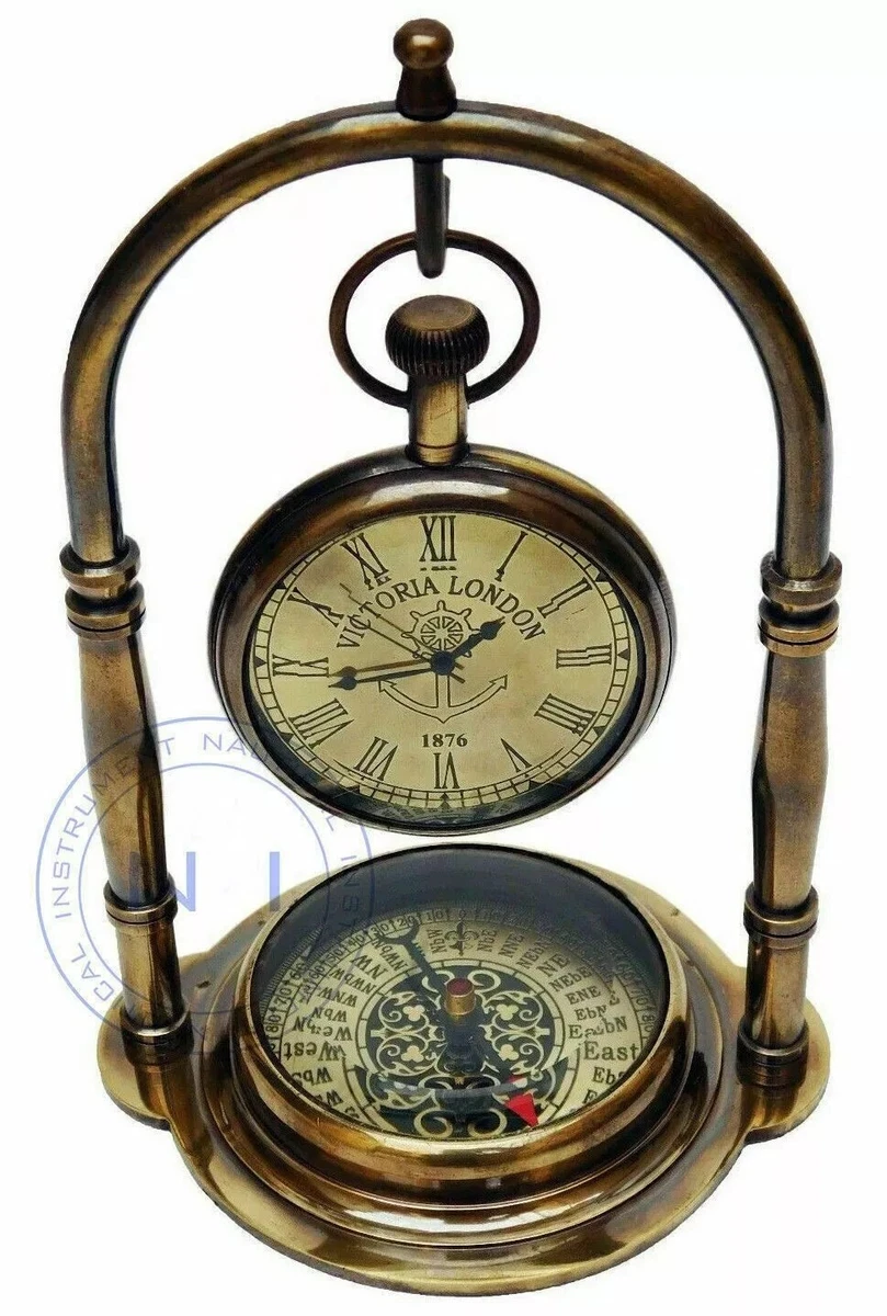 Orologio da scrivania vintage, orologio da tavolo