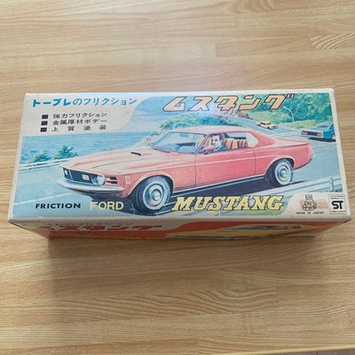 Topre Tin Toy Car Ford Mustang Friction W/BOX F/S FEDEX