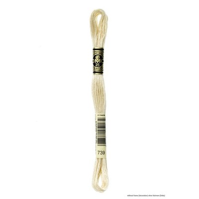 DMC Stickgarn Mouline Special 117MC -739, 6-fädig, 8m