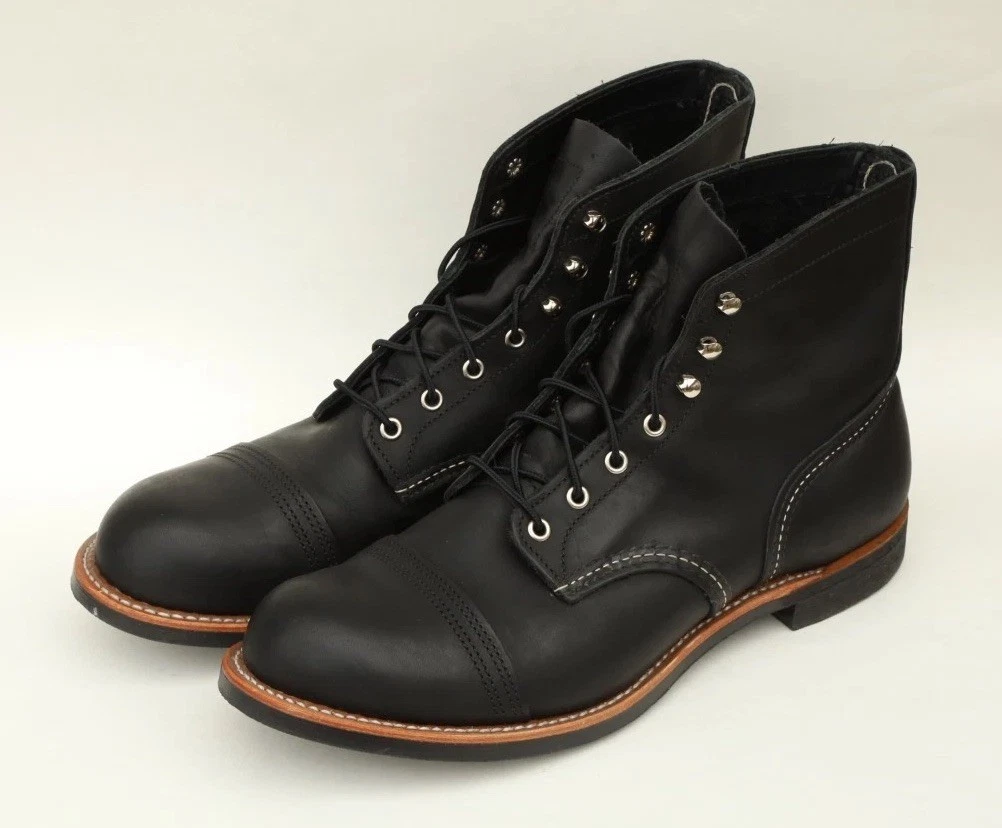Red Wing Shoes Red Wing Iron Ranger Black Boots for Men for Sale