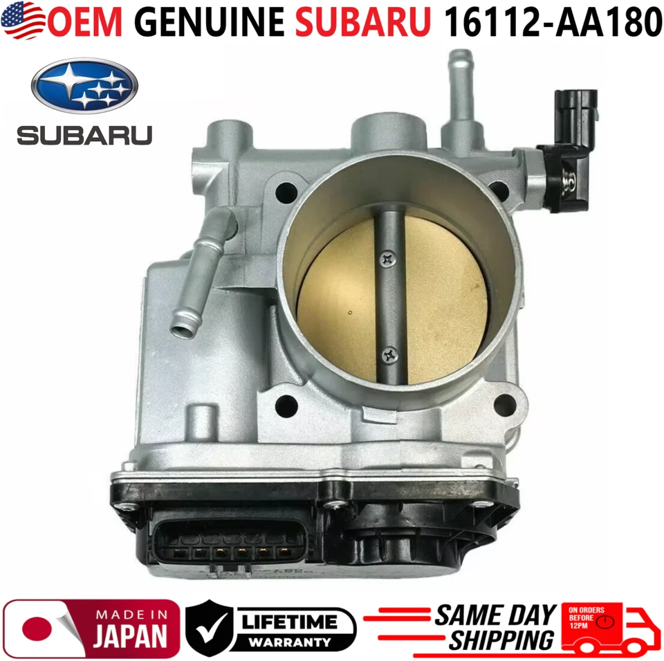 Cuerpo de acelerador GENUINO para Subaru Forester Impreza Legacy 2006-2011, 16112-AA180 Foto 2 de 4