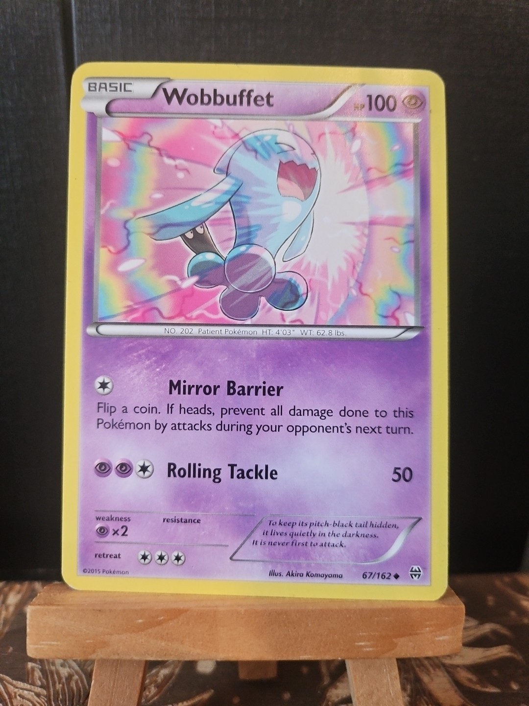 Pokemon XY BREAKthrough 67/162 - WOBBUFFET, Unlimited Regular Uncommon