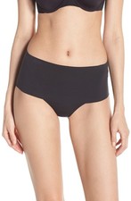 Spanx Style SP0215 Smooth Undie-tectable Briefs Panties, Very Black, Size XL