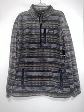NWT BILLABONG Olive Drew Mock Neck 1/4 Zip Fl...
