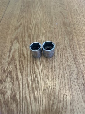 MAC TOOLS - Lot Of 2 Shallow Sockets 3/8''Drive ,6pt (11/16  & 3/4 )
