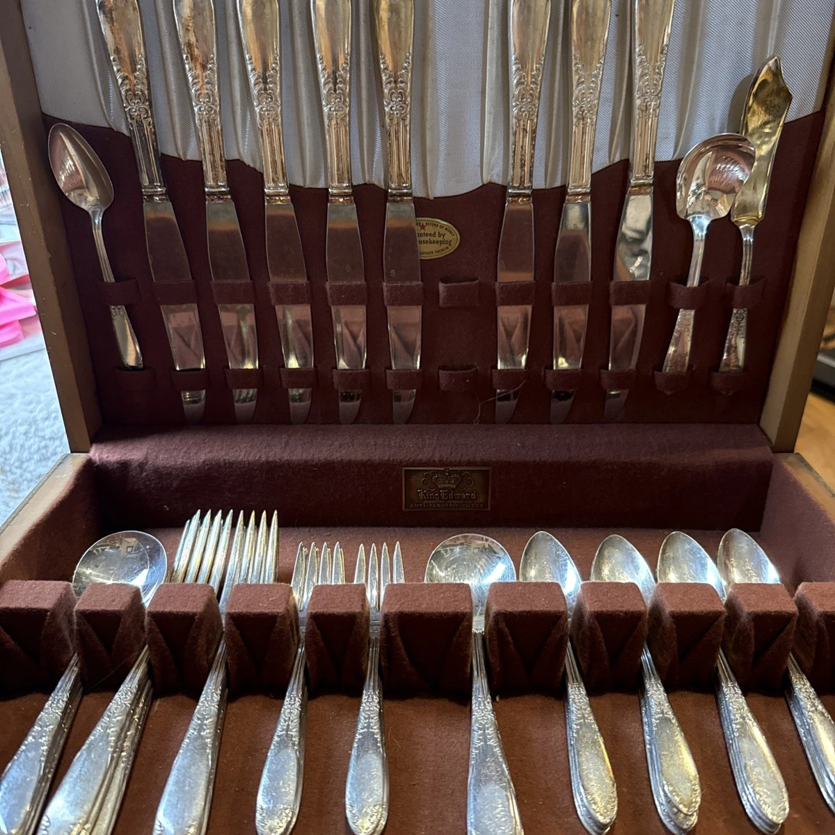 National Silver Co. Post - 1940 Flatware-Set Antique US Silver