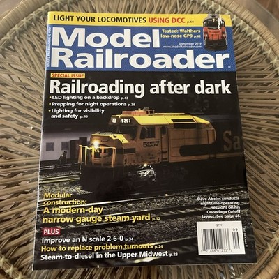 Modelleisenbahn Sept2019 Railroading After Dark (Inhaltsverzeichnis auf Fotos)