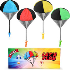Parachute Toy for Kids, Outdoor Toys Flying Parachute Men, inside outside Toys