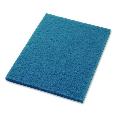 Americo Cleaner Pad, 14 x 20, Blue, 5/Carton