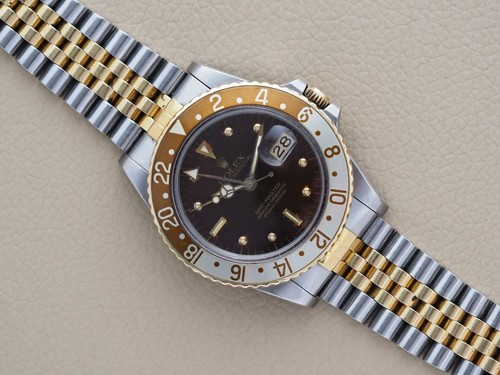 Rolex GMT-Master Root Beer 16753 Brown Nipple Dial Box Papers 1984 - Afbeelding 8 van 15