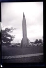 (2) 1945 WW2 B&W Vintage Photo Negatives of a Captured German Nazi Rocket