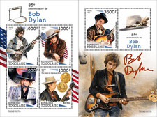 Product Image: 2026 08 - TOGO - BOB DYLAN   85TH            4V+ 1V  MNH **