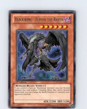 Yu-Gi-Oh TCG Blackwing - Elphin The Raven DP11-EN005 1st Edition Rare Card NM