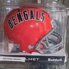 Anthony Munoz autographed mini helmet.