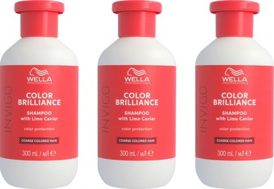 Wella Invigo Color Brilliance Shampoo Coarse 3x300 ml
