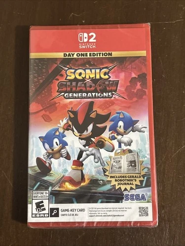 Sonic X Shadow Generations for Nintendo Switch 2 Game-Key Card Day One Edition