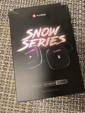ALECK Snow Series Core Snow Helmet Audio, IPX4 Weatherproof, USB-C, Black