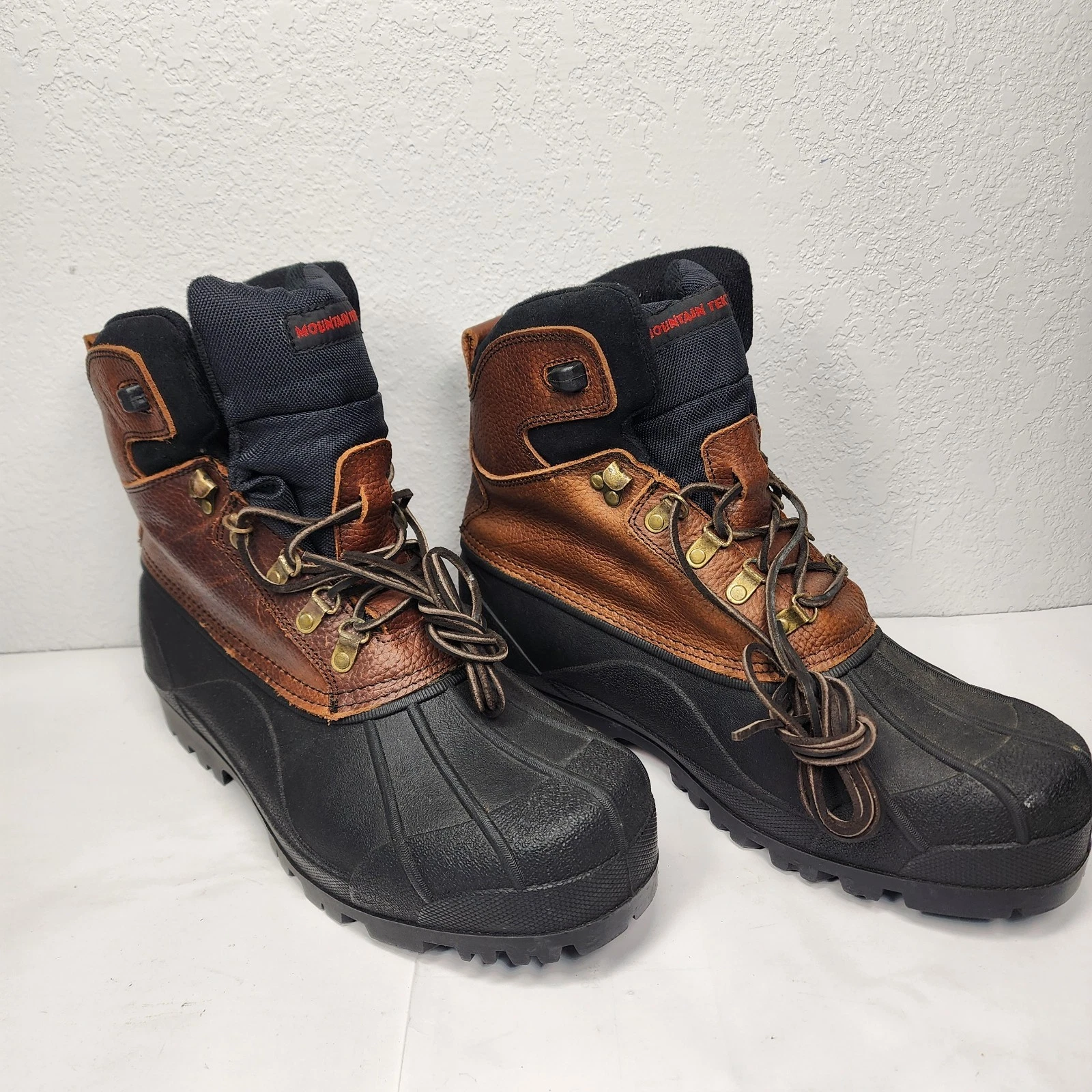 Mountain Tek Men's 12 Brown Thermolite Performance Insulated Steel Shank Boots