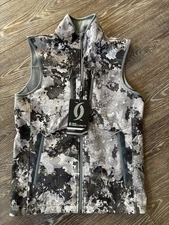 Cabela's Instinct Fannin Soft Vest SCENTINEL Mens Small TrueTimber VSX Fleece