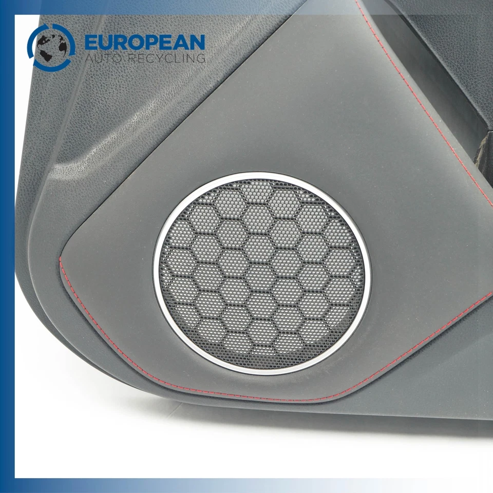 Panel de moldura de puerta delantera derecha Subaru BRZ 2017 - OEM NEGRO CON COSTURAS ROJAS Foto 2 de 4