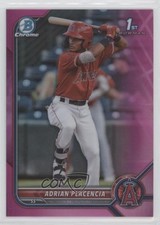 2022 Bowman Chrome Prospects Fuchsia Pink Vapor Refractor Adrian Placencia 0fz3