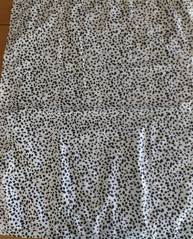 Pillow Cover - 21" x 27" Pillow - Zipper Closure - Dalmatian Spot Print Fabric